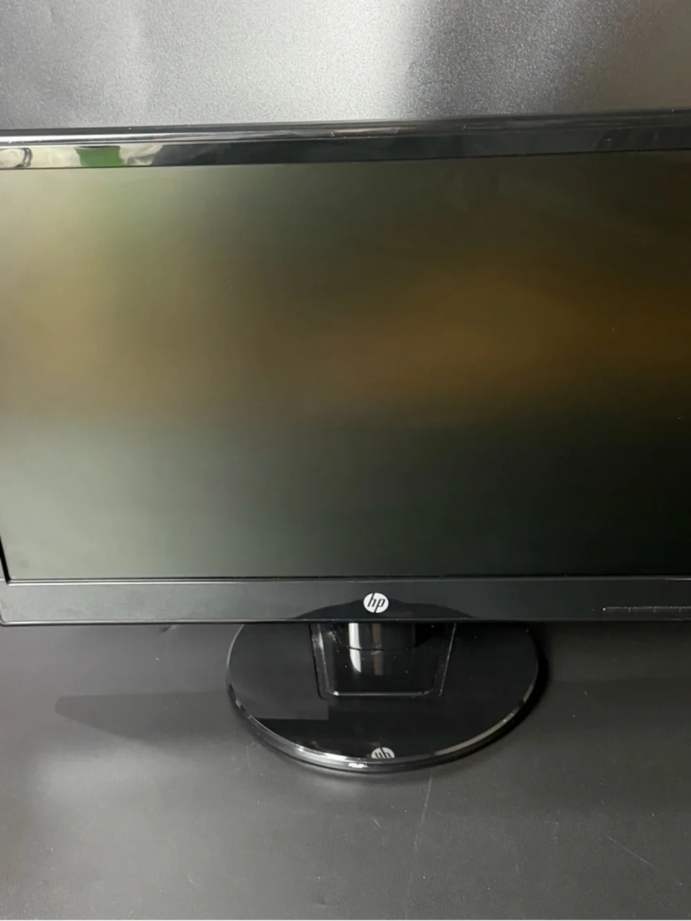 HP Black LED Computer Monitor with Glossy Stand